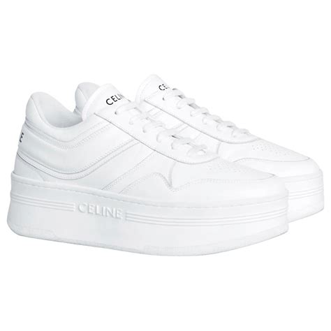 celine white platform sneakers
